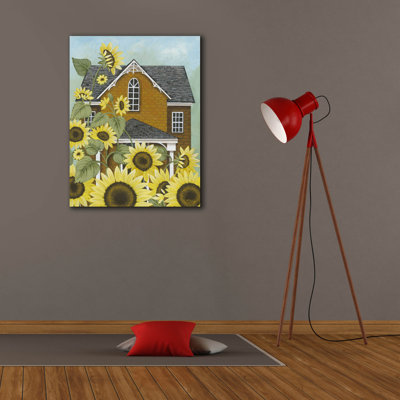  «Sunflowers» par Tanya Nyp, art mural sur toile, 26 po x 34 po