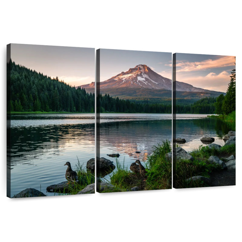 Alvord Mt Hood depuis le lac Trillium, H 48 po x l 74 po