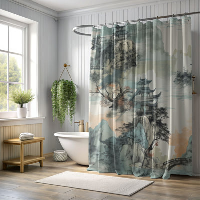 Ancient Foliage - Premium Shower Curtain