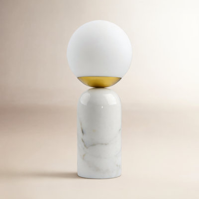 Balewa Rosalia Marble Table Lamp