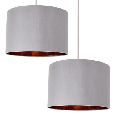 20cm H Silk Drum Pendant Shade