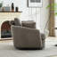 Fauteuil d'appoint pivotant l 40,55 po avec 2 coussins Thorw