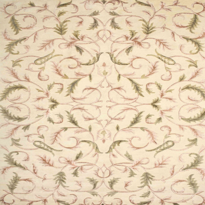 Iyana Floral Indoor Rug, Round 7'