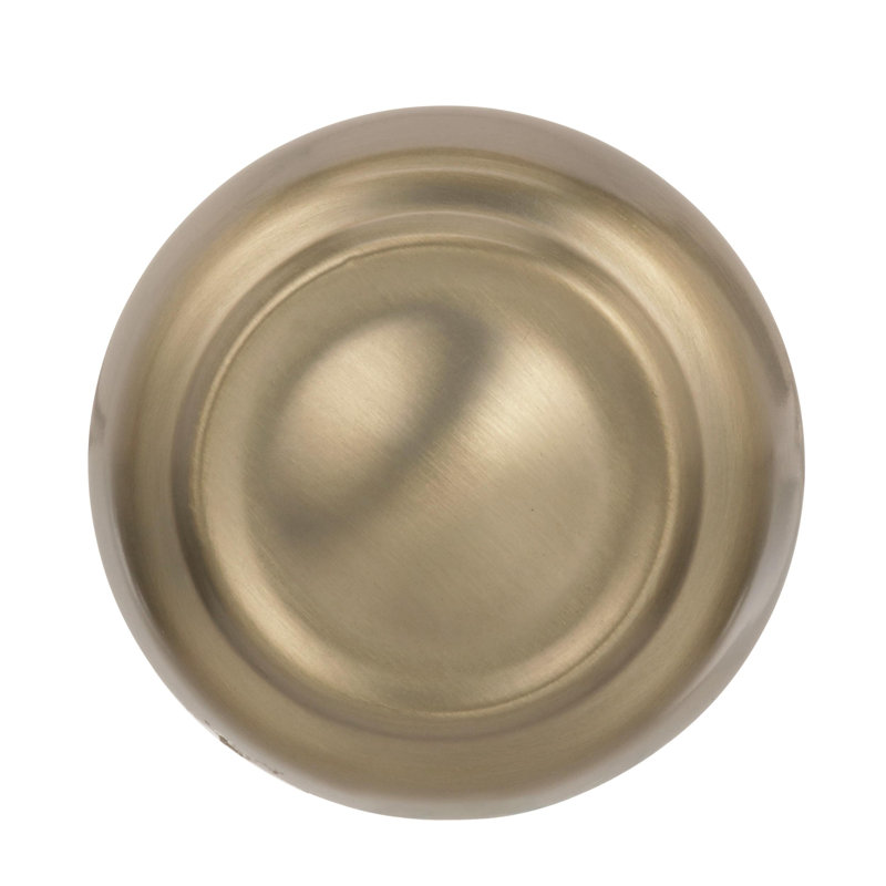 Poignée champignon Kane, H 1,5 po x l 1,625 po x P 2,25 po, Champagne doré