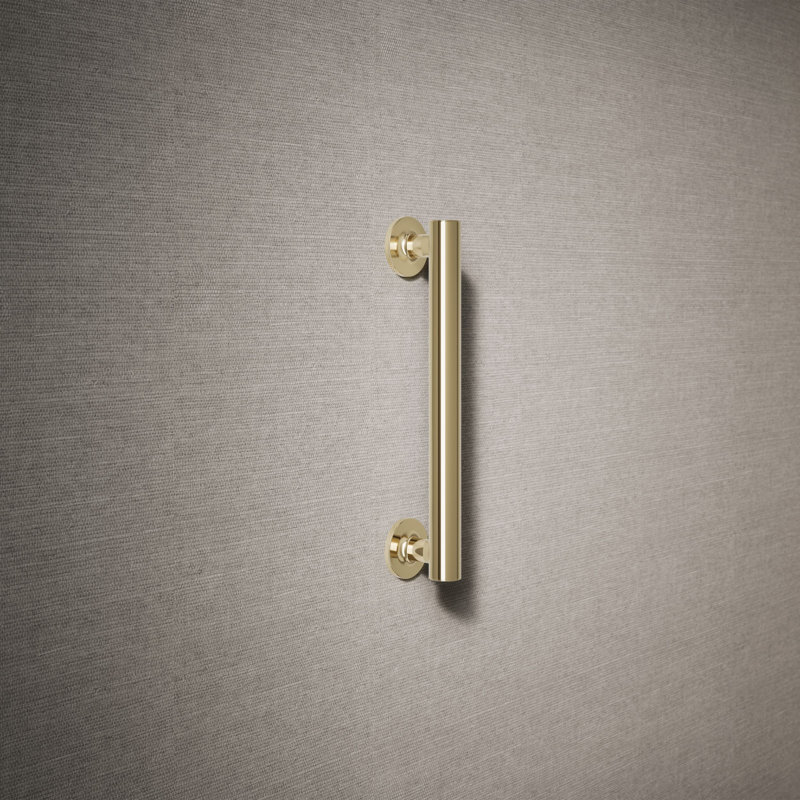 Purist Grab Bar, Vibrant French Gold, 12"W
