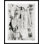 A Study in Black and White - Peinture encadrée sur papier