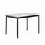 Ensemble de coin-repas en métal 5 pièces avec plateau stratifié, 4 chaises rouges-1951451848-1971165032