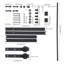 Sliding Barn Door Hardware Kit-122578237-122578235