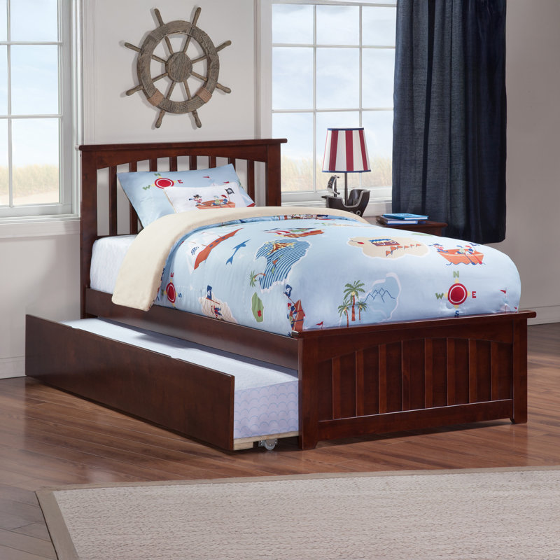 Huntsville Kids with Trundle, Walnut, Twin