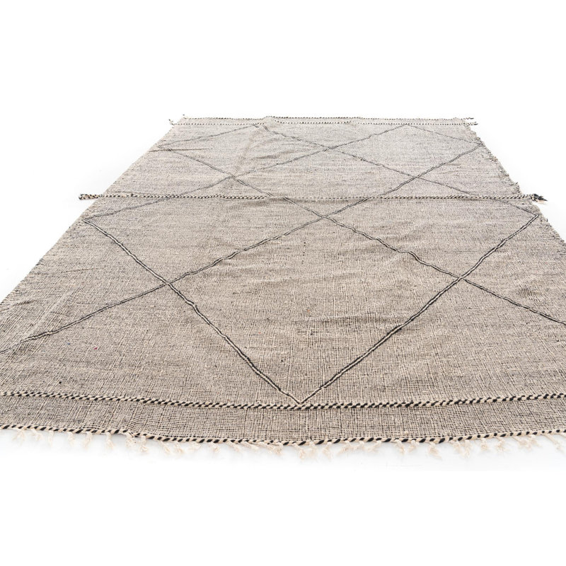 Mosser Black and White Rug