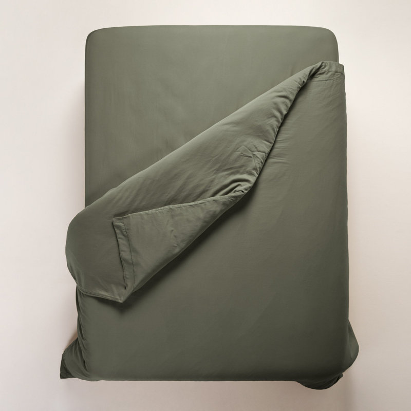 No Pattern Duvet Cover, Emperor, Green