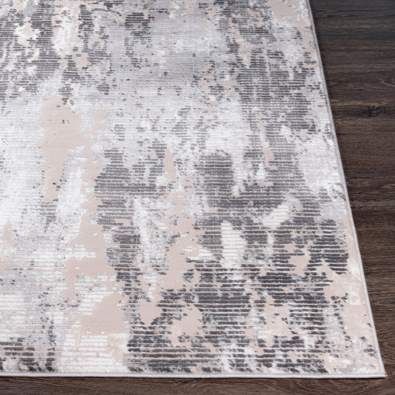 Adilynn Abstract Indoor Rug, Rectangle 6'10" x 9'6"