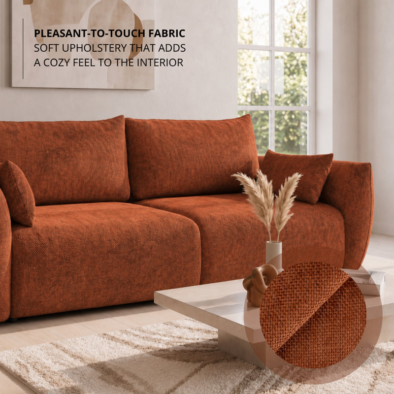 Sofa, Orange FLOW 9