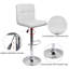 Evererdo Swivel Adjustable Height Bar Stools-2112953833