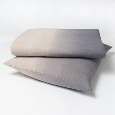 Housse de couette en lin bleu Heather