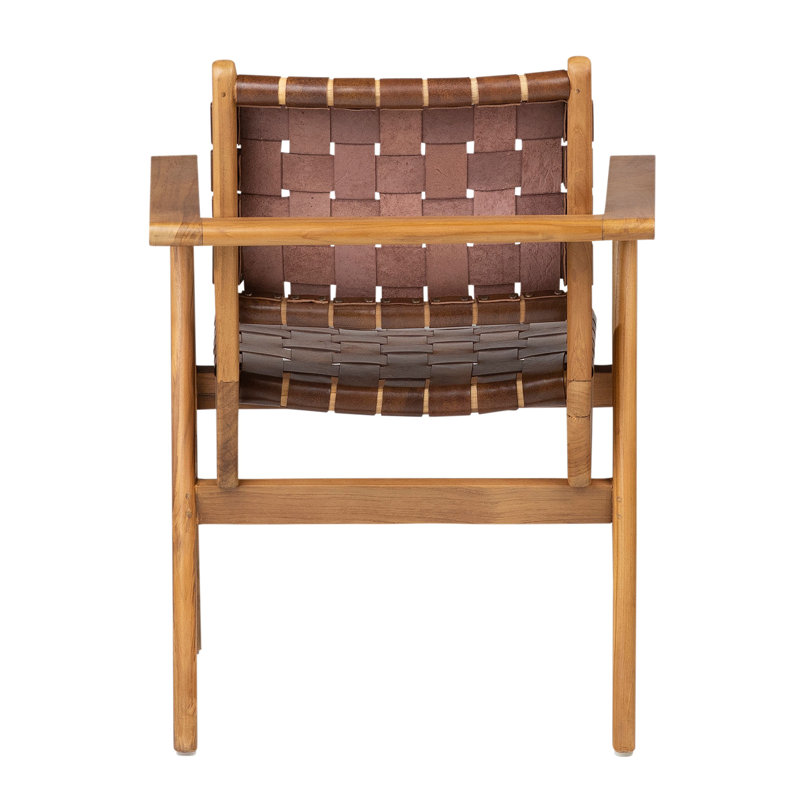 Sutri Teak Upholstered Dining Chair