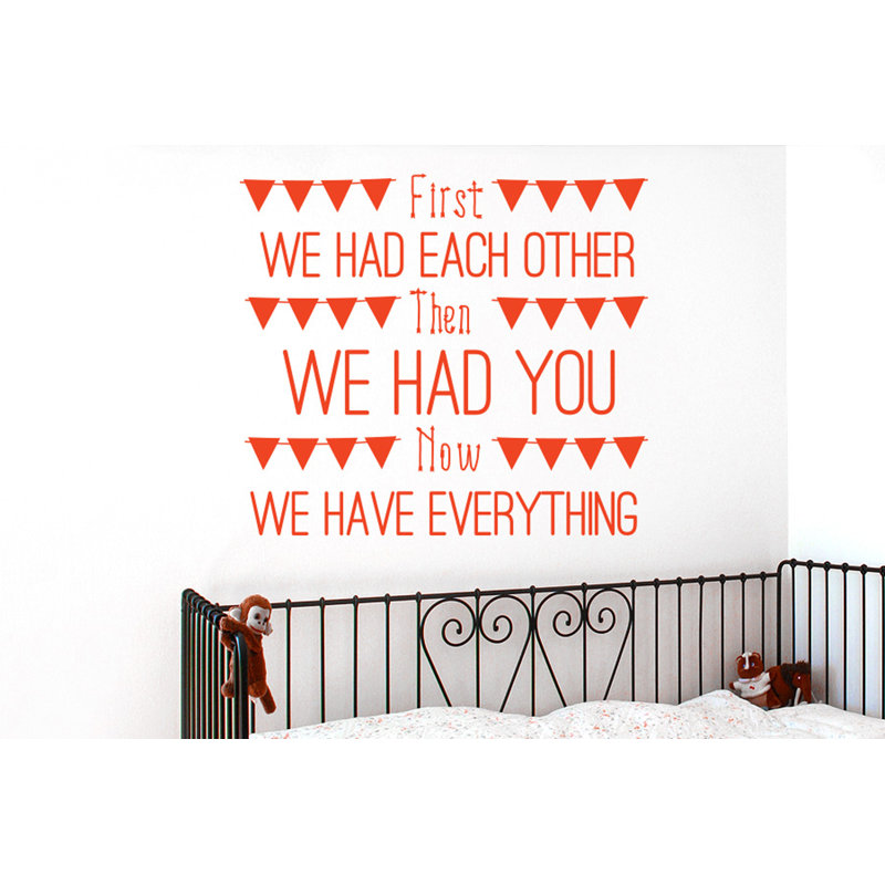 Non-Wall Damaging Wall Decal, Medium, Orange