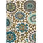Tapis géométrique en coton tissé à la main Pritchett Cedar Brook-17571965