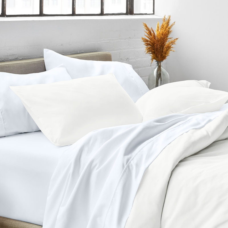 Ultra-Soft Pillow Sham Set, King, Cream