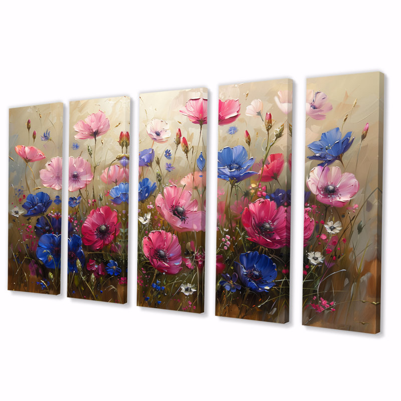 Ensemble d'art mural sur toile Sirine, H 28 po x l 60 po