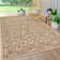 Hagerman Vintage Filigree Textured Weave Beige/Brown Indoor/Outdoor Rug