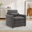 Fauteuil d'appoint rembourré l 31,88 po avec coussin lombaire-1623763629