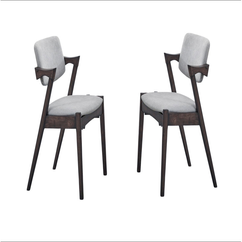 Ensemble de chaises de salle à manger de style Mid-Century moderne 2 pièces
