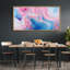 «Abstract Colorful Strokes Aurora Swirl», peinture abstraite encadrée sur toile-111176100-98041991