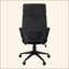 Chaise de bureau, hauteur réglable, pivotante, ergonomique, accoudoirs, bureau d'ordinateur, travail, tissu noir, métal noir, contemporain, moderne-876714434-876714432