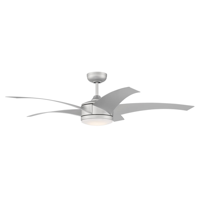 Medeeha 54'' Ceiling Fan with LED Lights, Titanium