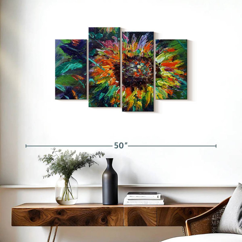 Tournesol coloré Harnek, H 22 po x l 36 po