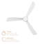 Ventilateur de plafond convertible à 2 pales ou ventilateur encastré à 2 pales Versa 52 pouces Versa-126659239