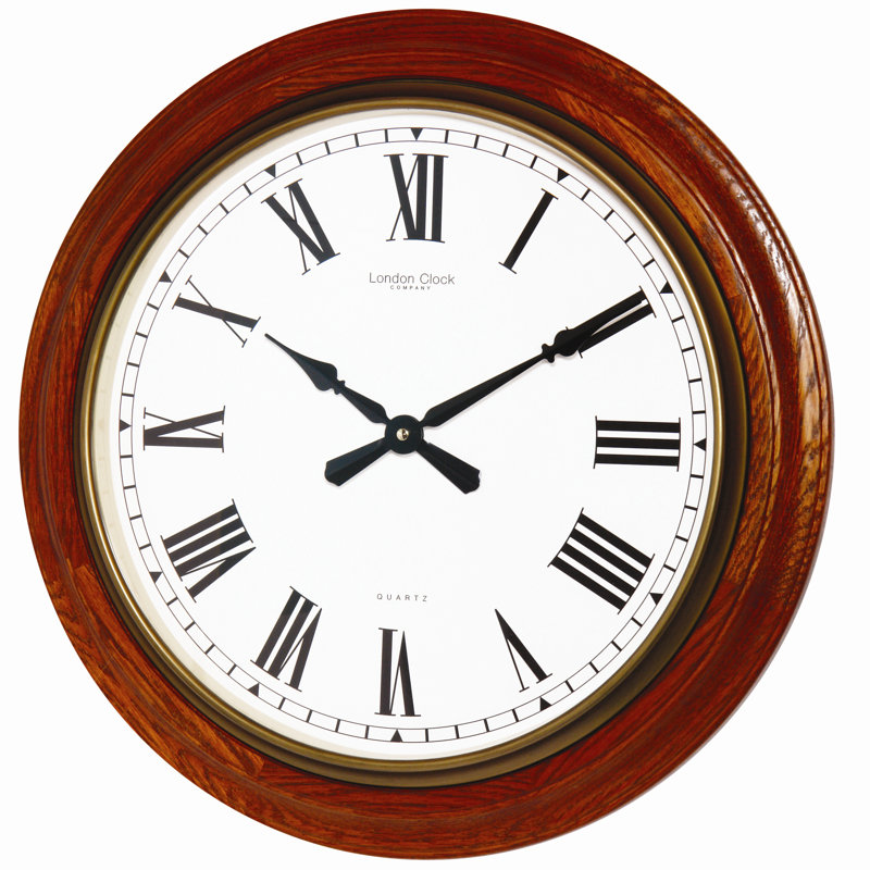 Traditional Wood Wall Clock