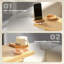Plateau pour accoudoirs à canapé avec support de téléphone pivotant à 360 °, plateau à clipser