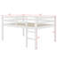 Structure de lit double, lit mezzanine en bois d'hévéa compact avec marches-1613720503