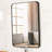 22 "x30" Metal Rectangular Bathroom Wall Mirror-577945857