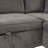 Kirkbride 105'' Linen Square Arm Sleeper-1128089372