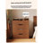 (Walnut) 3 In 1 Vanity Desk With Plip Top Mirror,Small Make Up Vanity Set With Visible Glass Desktop,Compact Makeup Vanity With 3 Drawers-705927878