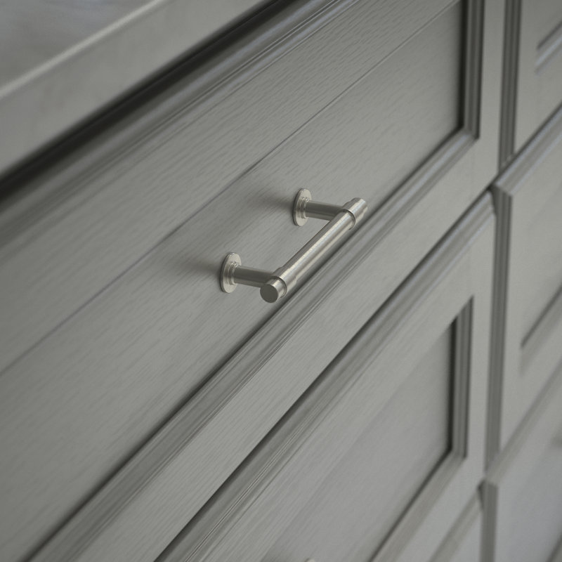 Francisco 3" Centre to Centre Bar Pull, Satin Nickel, 3"