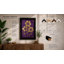 Three Flowers In Purple Botanical - Print-970658957-970658963