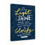 Let Your Light Shine Matthew 5:16 - Wrapped Canvas Print-64490720