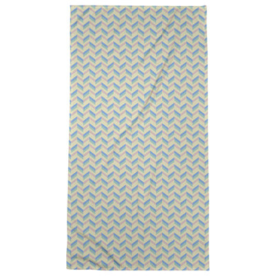 Serviette de plage à chevrons