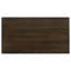 Table de salle à manger rectangulaire en bois 80 pouces