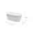 Puslinch 56'' x 32'' Soaking Acrylic Bathtub