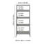 Aeden 135cm H x 61cm W Ladder Bookcase-1743413612