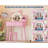 Vanity Set with Lights, Wooden Princess Makeup Desk, Mirror & Stool, Pretend Play Beauty Station for Little Girls' Bedroom-1441361750