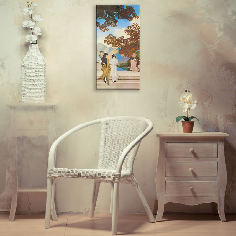 Panel by Maxfield Parrish Gallery Wrapped Canvas, 24" H x 17" W