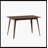 [Video] Dining Table Solid Wood Legs, Walnut