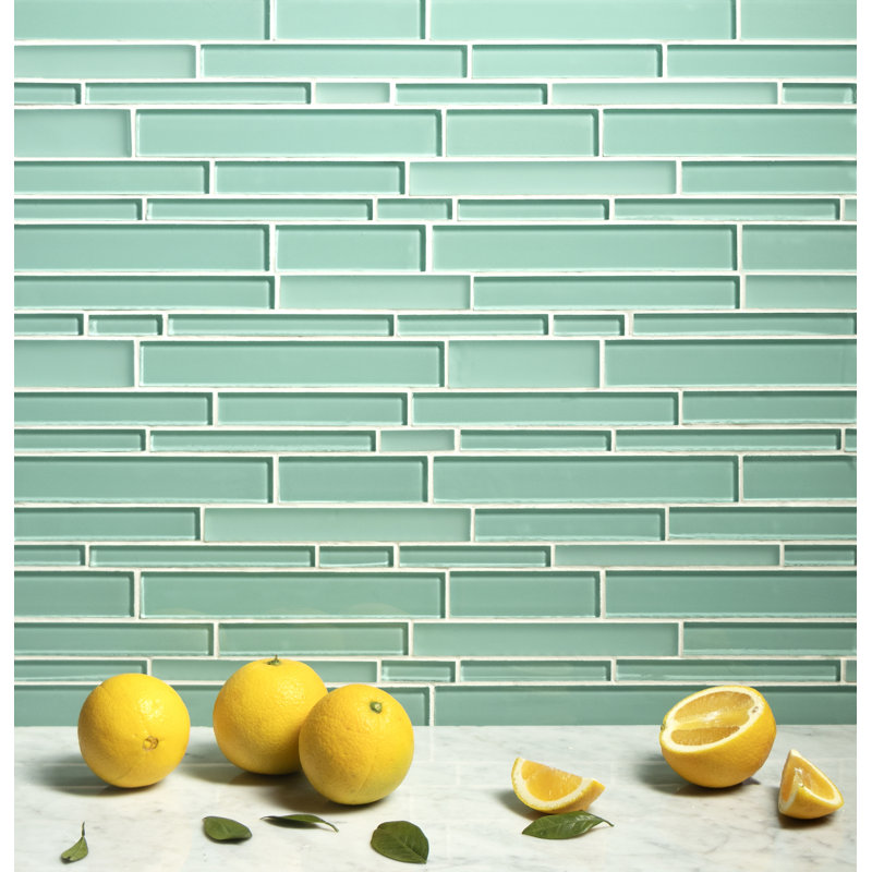 Carreau de mosaïque en verre de qualité supérieure, Menthe