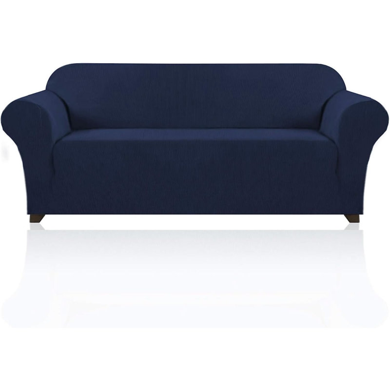 Housse de canapé, H 2 po x l 12 po x P 15 po, Polyester / mélange de polyester bleu marine